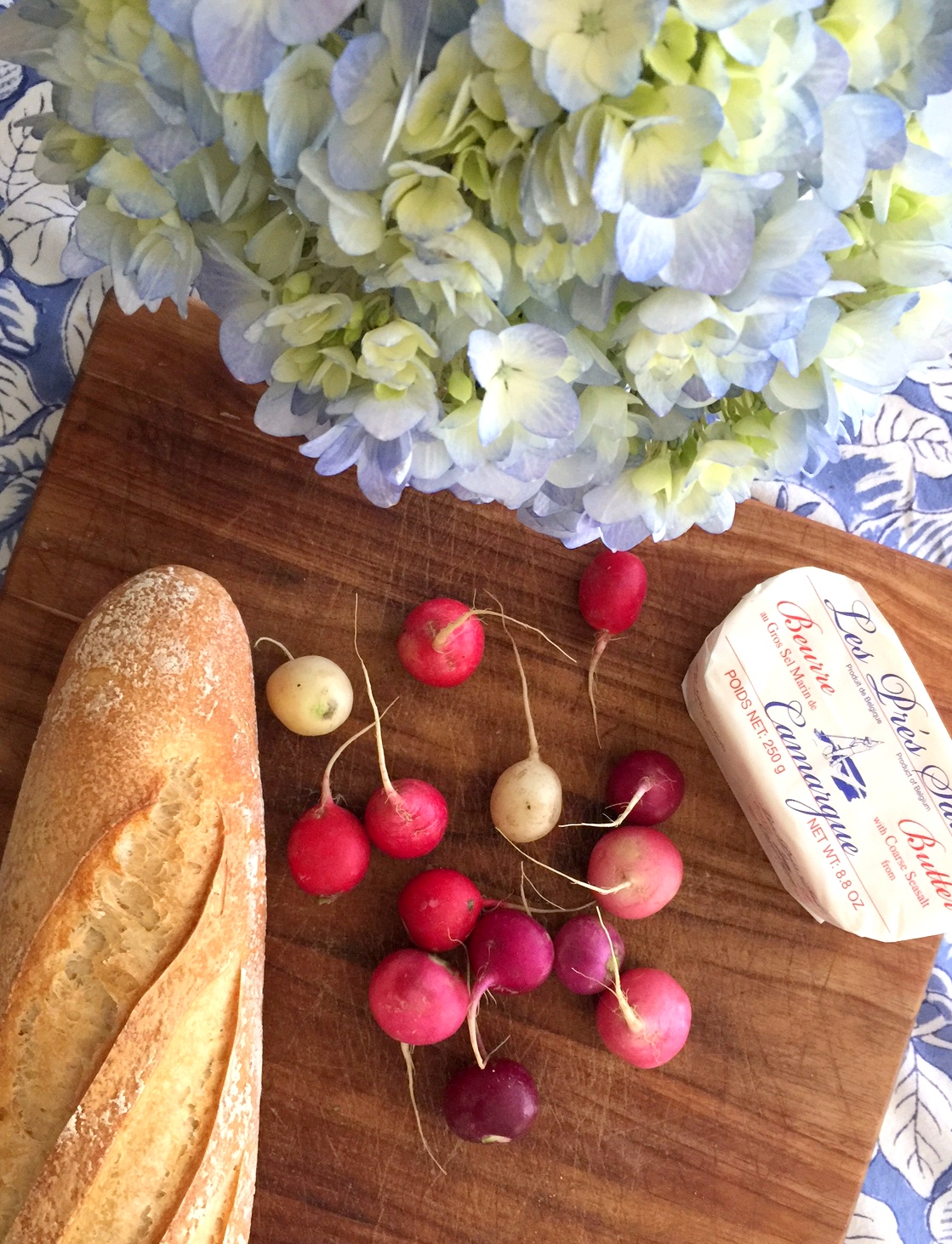 A Spring Snack Radishes, Baguette & Butter The Simply Luxurious Life®