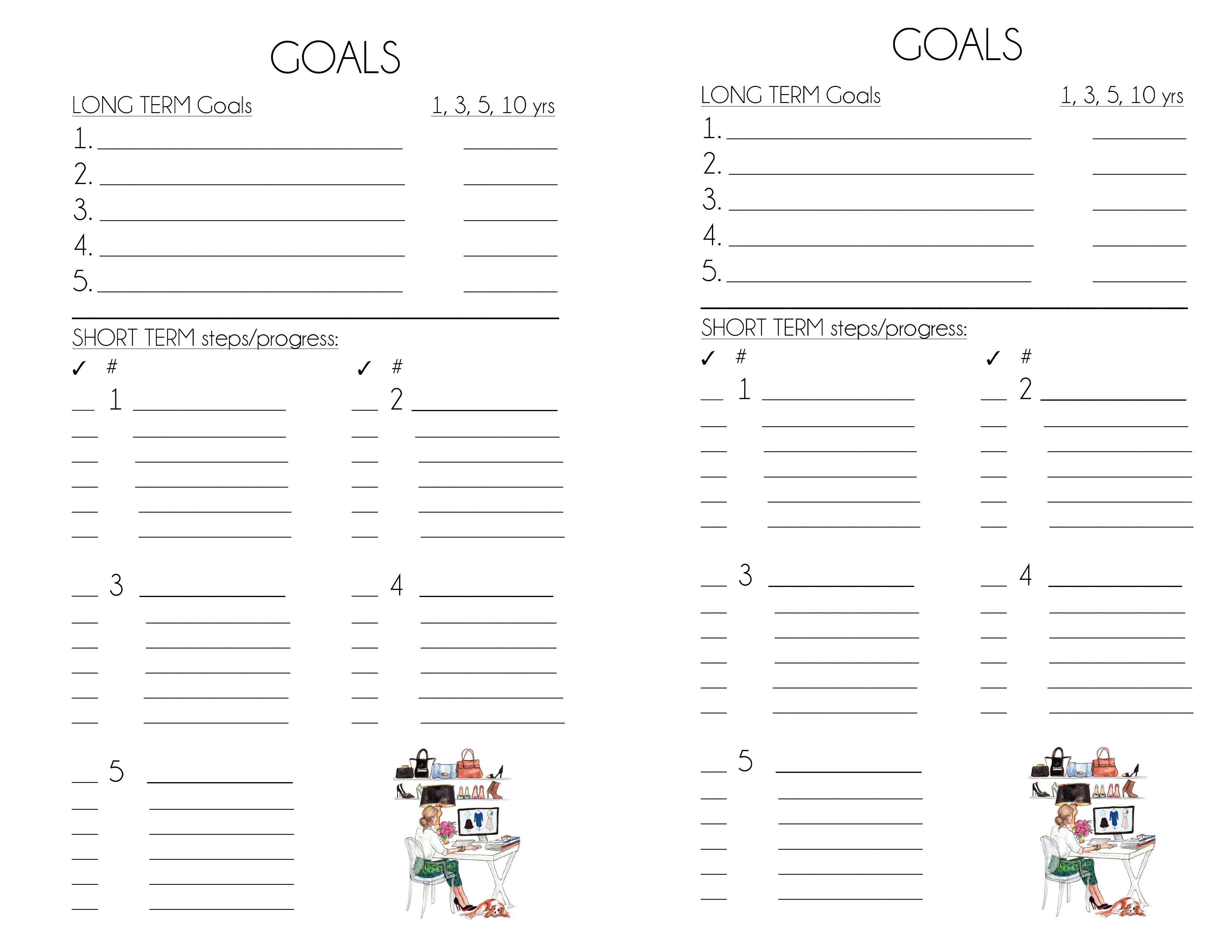 Traditional - Targets Planner graphic relating to Goal Planners referred to as Conventional - Plans Planner